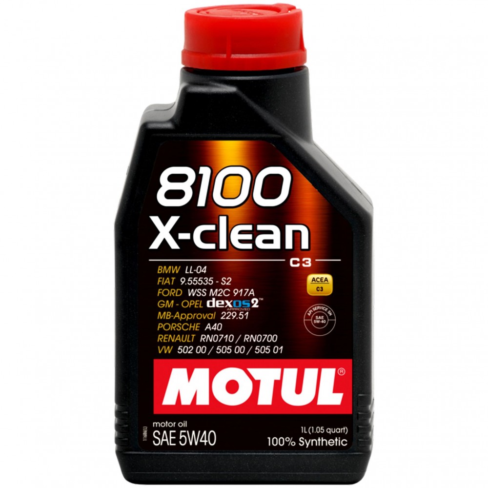 Ulei MOTUL 8100 X-Clean 5w40 1L